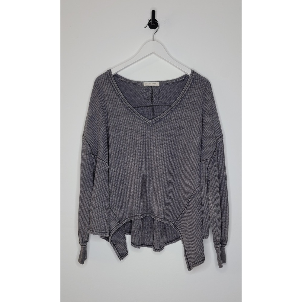 Free People | We The Free Coraline Waffle Knit Oversized Long Sleeve Size Medium